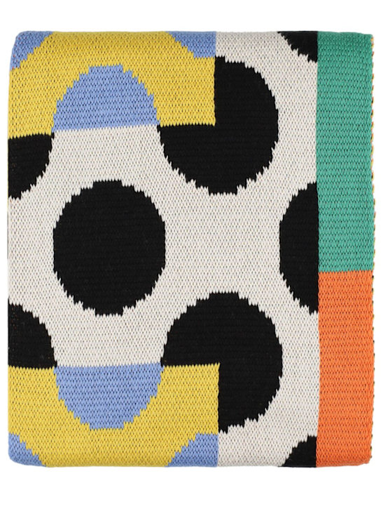 Dusen Dusen: Dot knit throw - Multicolor - ecraft_0 | Luisa Via Roma