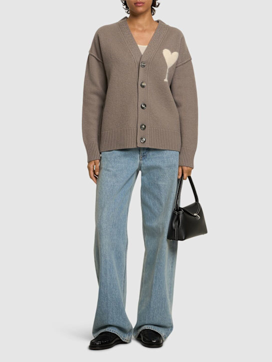 AMI Paris: Adc ウールカーディガン - women_1 | Luisa Via Roma