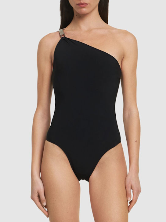 Rick Owens: Costume intero Hydra - Nero - women_1 | Luisa Via Roma