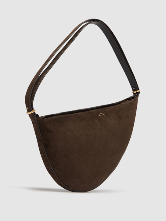 Toteme: Scooped Sling suede shoulder bag - women_1 | Luisa Via Roma