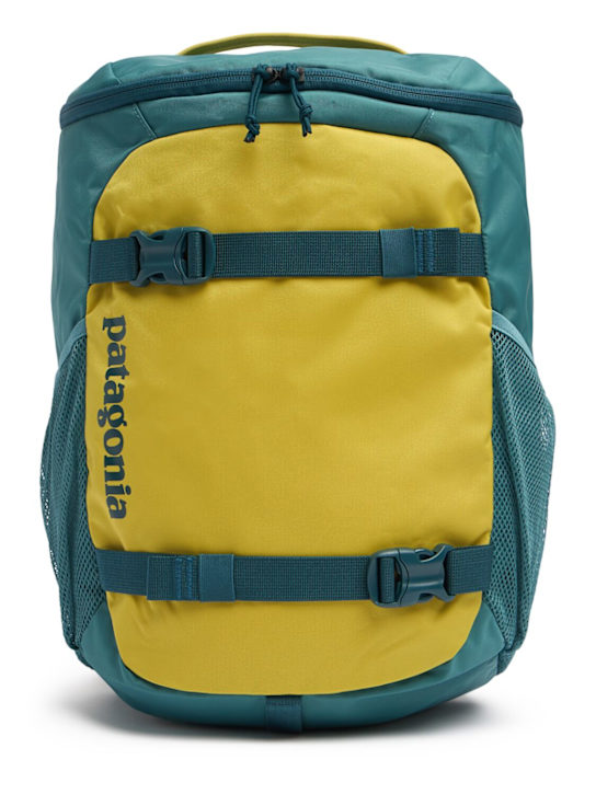Patagonia: 18L Recycled tech backpack - Green/Yellow - kids-boys_0 | Luisa Via Roma