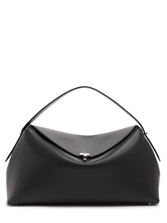 Toteme: T-Lock smooth leather top handle bag - women_0 | Luisa Via Roma