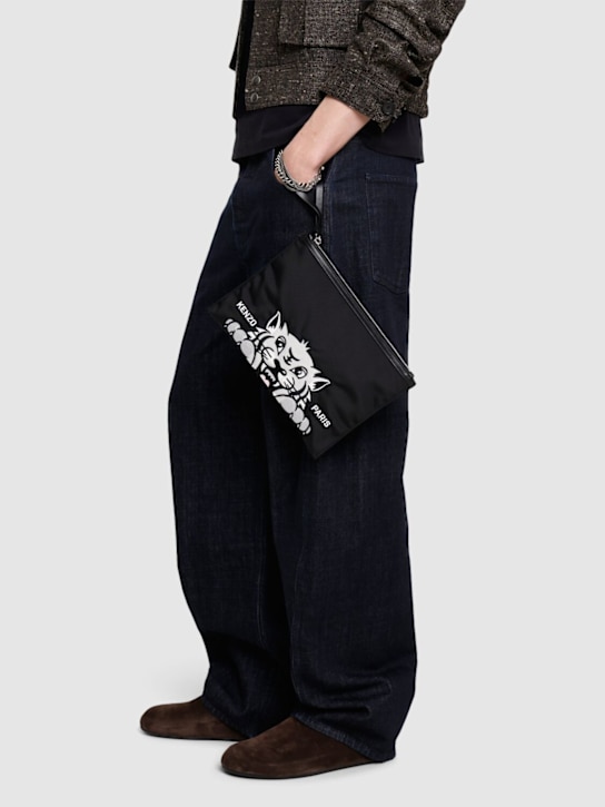 Kenzo Paris: Happy tiger large clutch - men_1 | Luisa Via Roma