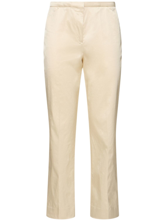Cropped straight pants