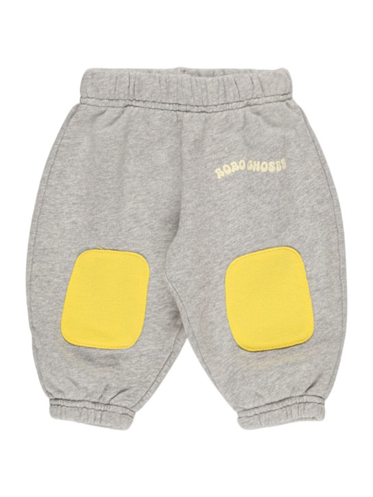 Bobo Choses: Printed cotton sweatpants - kids-boys_0 | Luisa Via Roma