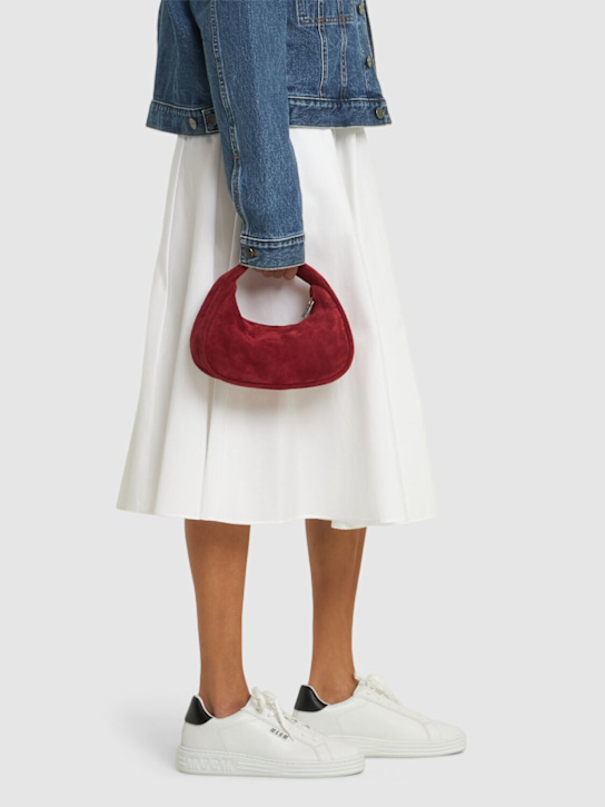 MSGM: Iconic Cupsole leather low top sneakers - women_1 | Luisa Via Roma