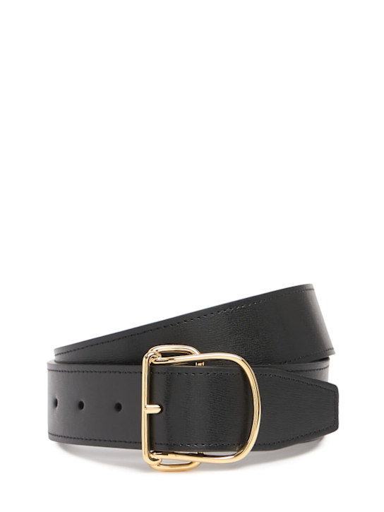 Toteme: Swirl leather belt - women_0 | Luisa Via Roma