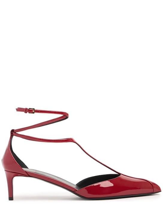 Khaite: 45mm Mia pumps - Fire Red - women_0 | Luisa Via Roma