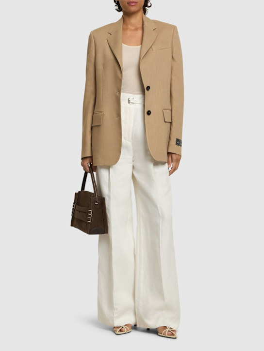 MSGM: ビスコースブレンドブレザー - women_1 | Luisa Via Roma