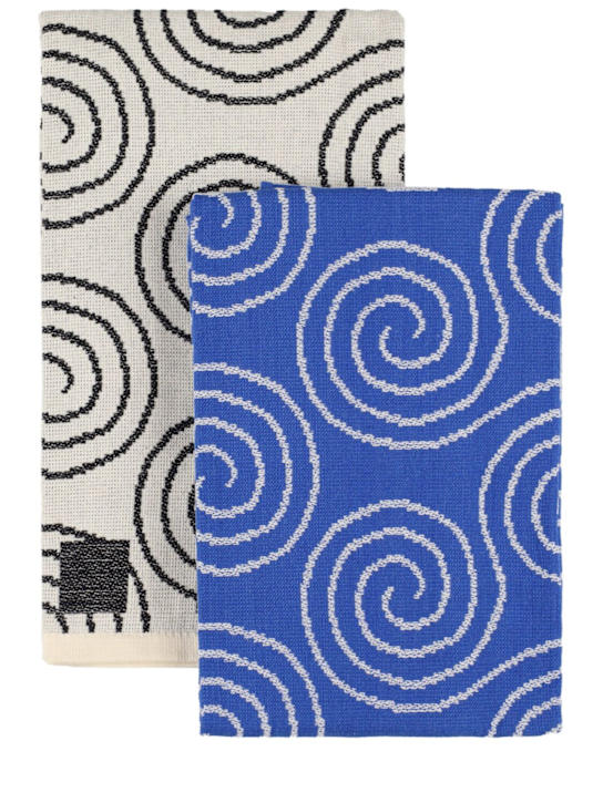 Dusen Dusen: Spiral set of 2 dish towels - ecraft_0 | Luisa Via Roma