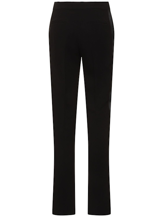 Max Mara: Vincita カディタキシードパンツ - ブラック - women_3 | Luisa Via Roma