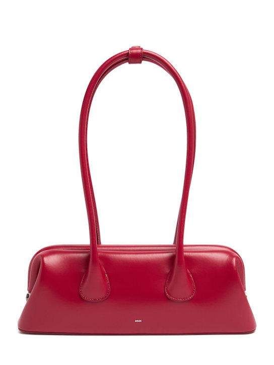 Osoi: Mini Boat wide leather shoulder bag - women_0 | Luisa Via Roma