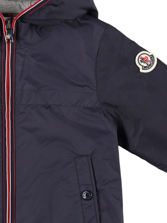 Moncler: Anton フードナイロンレインジャケット - kids-boys_1 | Luisa Via Roma