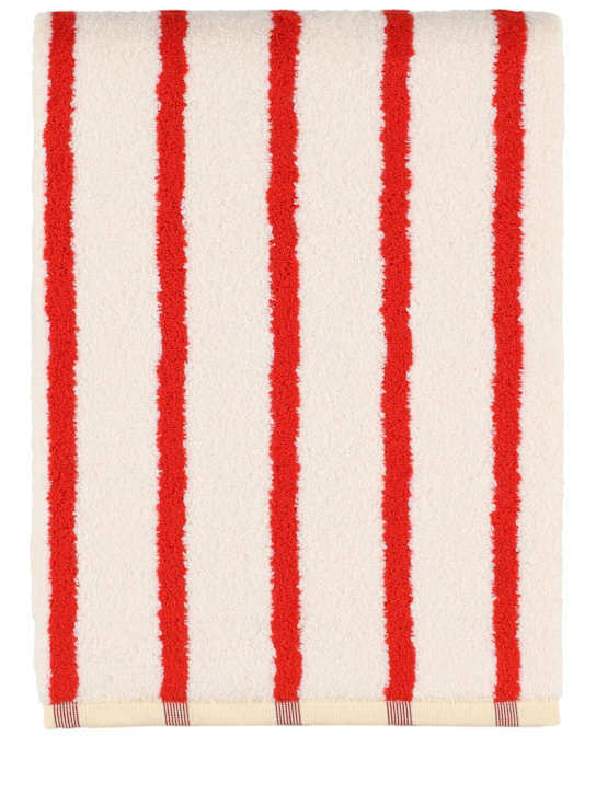 Dusen Dusen: Stucco striped bath towel - Multicolor - ecraft_0 | Luisa Via Roma