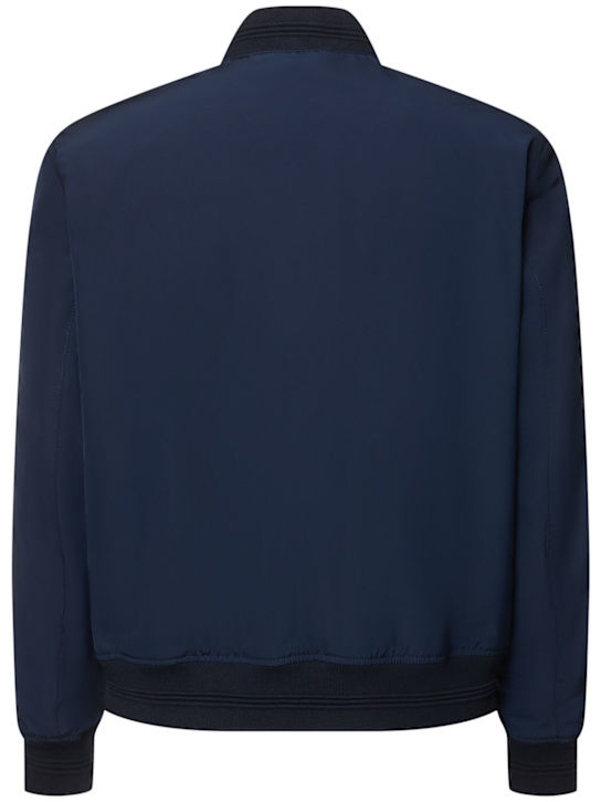 Boss: Porsche Coltar nylon casual jacket - Dark Blue - men_3 | Luisa Via Roma
