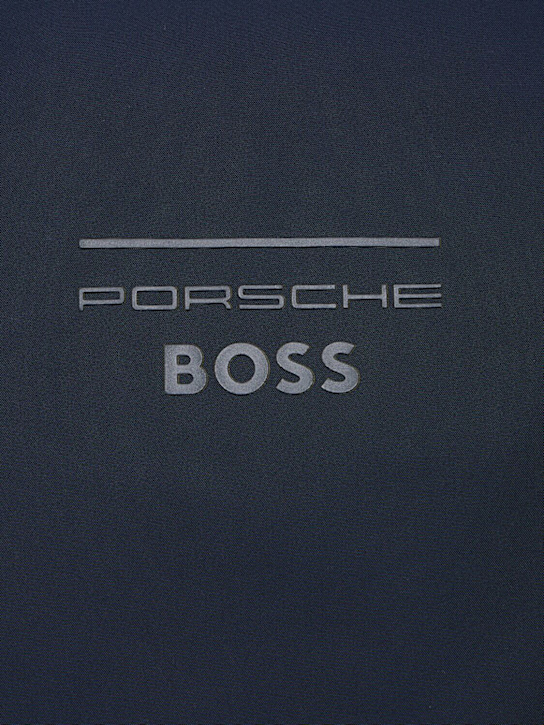 Boss: Porsche Coltar nylon casual jacket - Dark Blue - men_4 | Luisa Via Roma