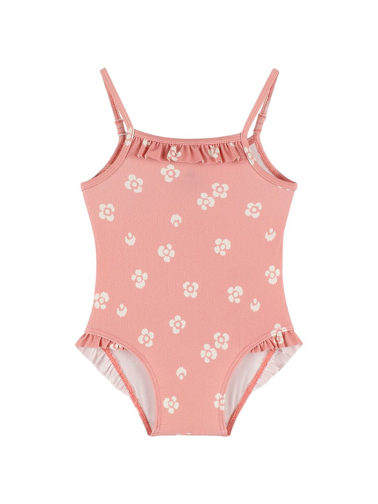 Petit Bateau: Badeanzug aus bedrucktem Lycra - kids-girls_0 | Luisa Via Roma