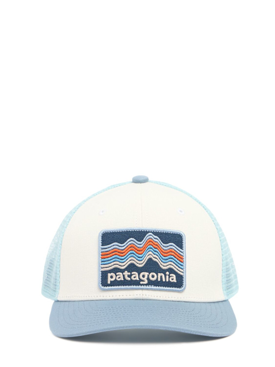 Patagonia: Logo cotton & mesh baseball hat - kids-boys_0 | Luisa Via Roma