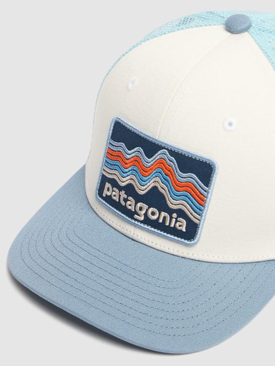 Patagonia: Logo cotton & mesh baseball hat - kids-boys_1 | Luisa Via Roma