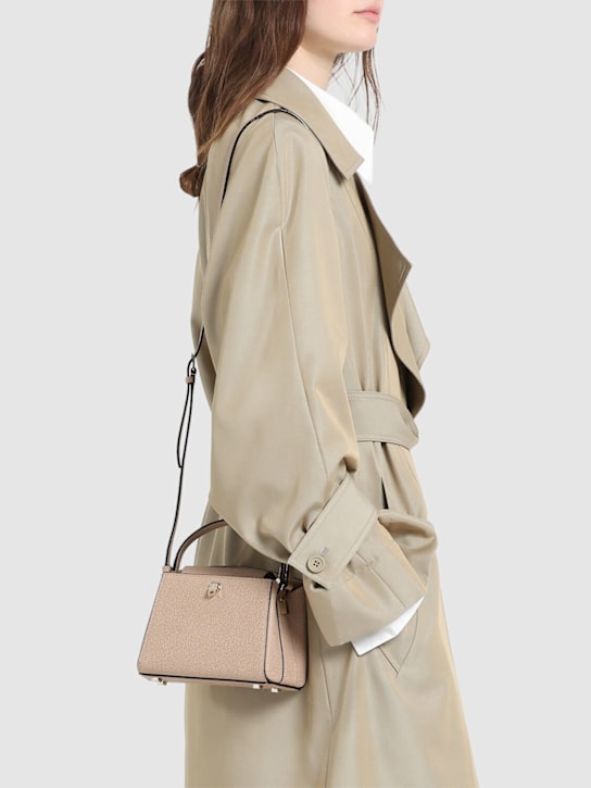 Valextra: Micro Brera soft grained leather bag - Cachemire - women_1 | Luisa Via Roma
