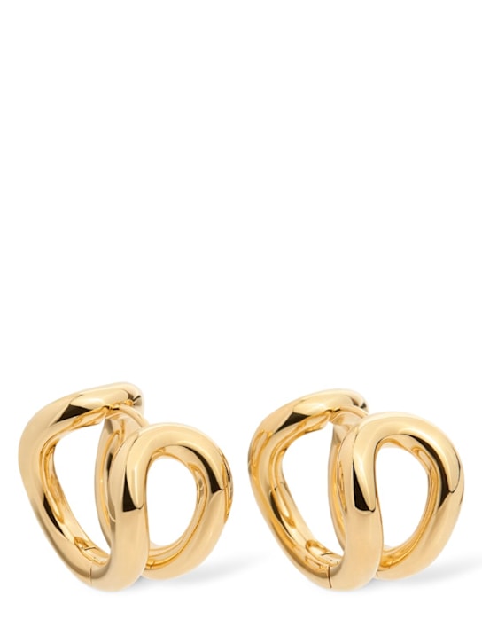 LIÉ STUDIO: The Steffie hoop earrings - Gold - women_0 | Luisa Via Roma