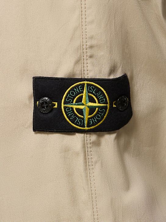 Stone Island: Cotton regular fit pants - Desert - men_4 | Luisa Via Roma