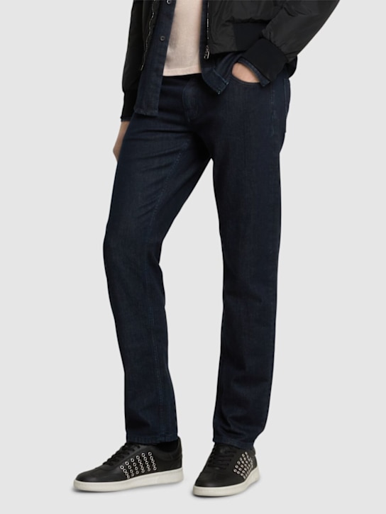 Dsquared2: Low leather sneakers - Black - men_1 | Luisa Via Roma