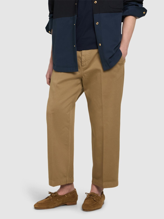 Bally: LVR Exclusive 10mm Plume suede loafers - Beige - men_1 | Luisa Via Roma
