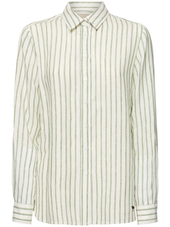 Weekend Max Mara: Josef striped linen shirt - women_0 | Luisa Via Roma