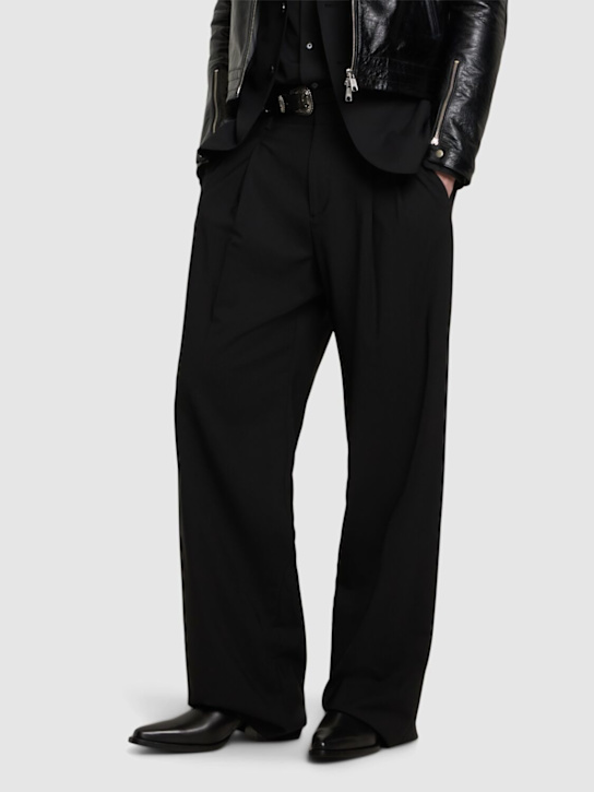 Dsquared2: Texan leather boots - Black - men_1 | Luisa Via Roma