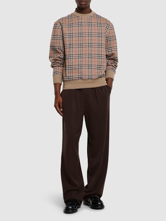 Burberry: Pullover aus Jacquard - men_1 | Luisa Via Roma