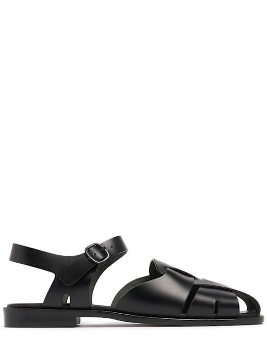 Hereu: 20mm Pedra leather fisherman sandals - women_0 | Luisa Via Roma
