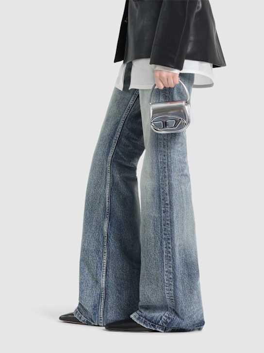 Diesel: XS 1DR metallic leather top handle bag - women_1 | Luisa Via Roma