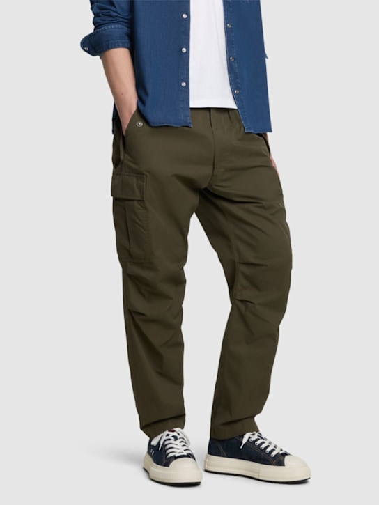 Dsquared2: Cotton canvas low sneakers - Blue - men_1 | Luisa Via Roma