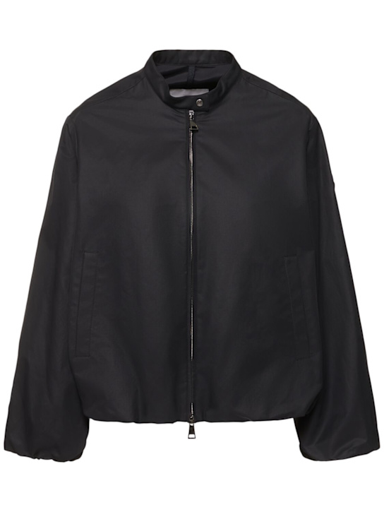 Moncler: Gruissan cotton blend jacket - women_0 | Luisa Via Roma