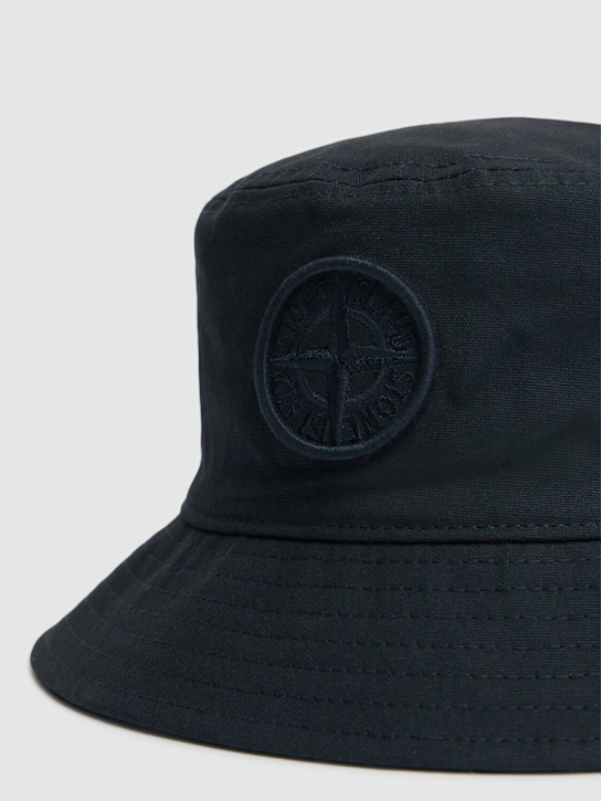 Stone Island Junior: コットンキャンパス野球帽 - kids-girls_1 | Luisa Via Roma