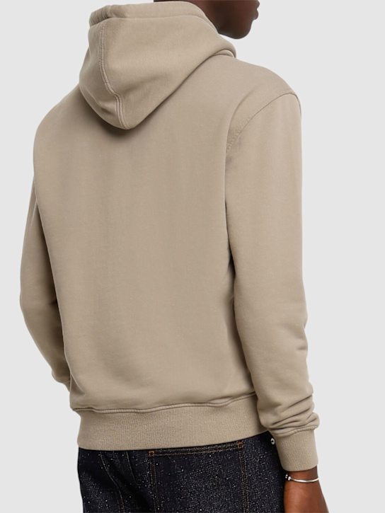 AMI Paris: ADC cotton hoodie - Laurel - men_2 | Luisa Via Roma