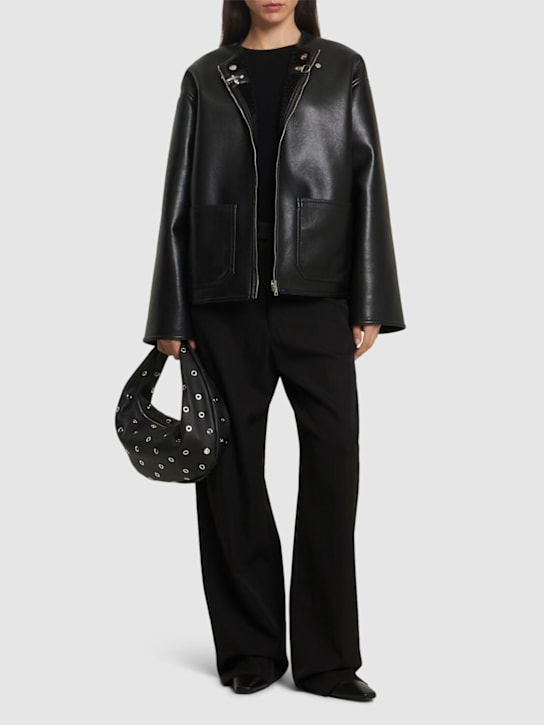 Nanushka: Panka bonded jacket - women_1 | Luisa Via Roma