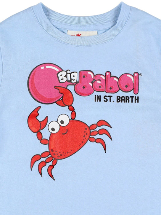 Mc2 Saint Barth: Big Babol printed cotton t-shirt - kids-boys_1 | Luisa Via Roma