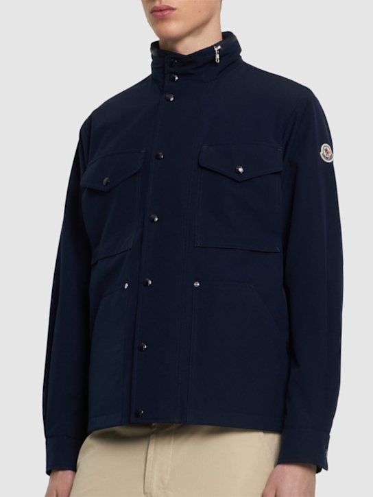 Moncler: Noues tech field jacket - Navy - men_3 | Luisa Via Roma