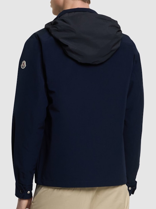 Moncler: Noues tech field jacket - Navy - men_2 | Luisa Via Roma