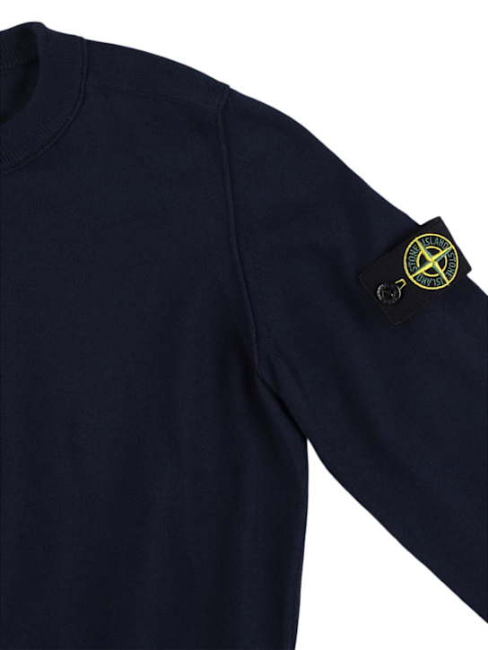 Stone Island Junior: コットンジャージースウェットシャツ - kids-boys_1 | Luisa Via Roma