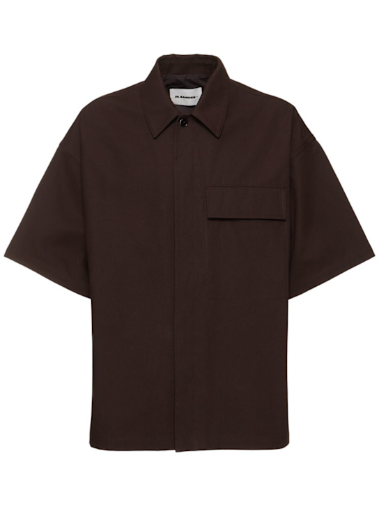Jil Sander: Cotton shirt - men_0 | Luisa Via Roma