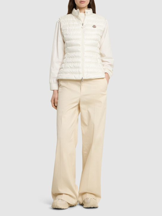 Moncler: Igens nylon down vest - women_1 | Luisa Via Roma