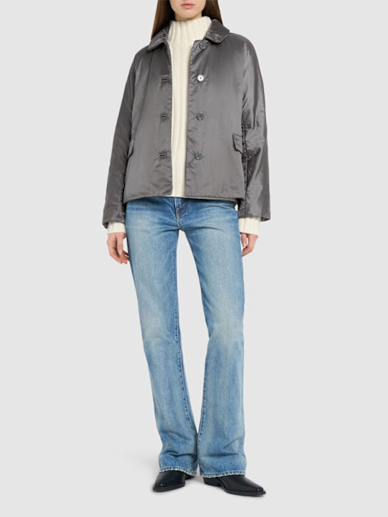 Max Mara: Greens padded waterproof jacket - women_1 | Luisa Via Roma