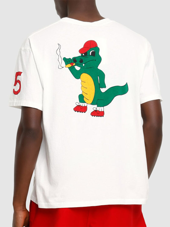 Bode: Reptile Rec t-shirt - White - men_2 | Luisa Via Roma
