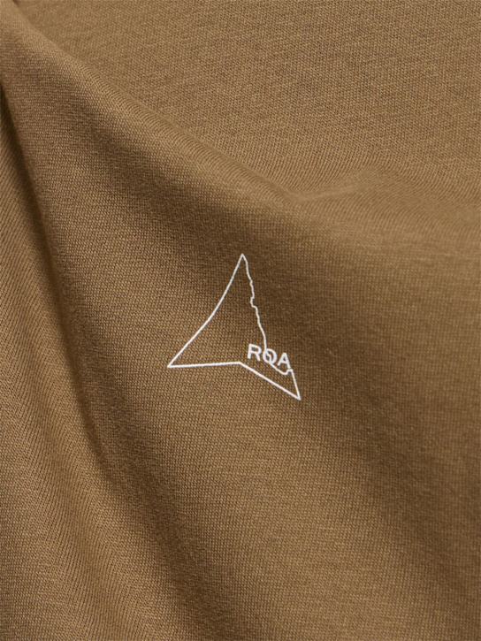 Roa: Logo cotton t-shirt - men_4 | Luisa Via Roma