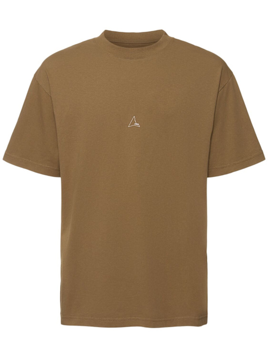 Roa: Logo cotton t-shirt - men_0 | Luisa Via Roma