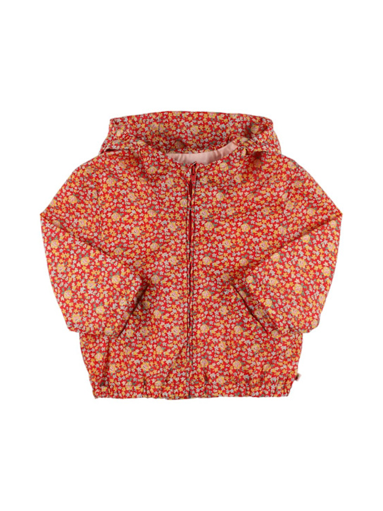 Bonpoint: Giacca in poly stampato / cappuccio - kids-girls_0 | Luisa Via Roma