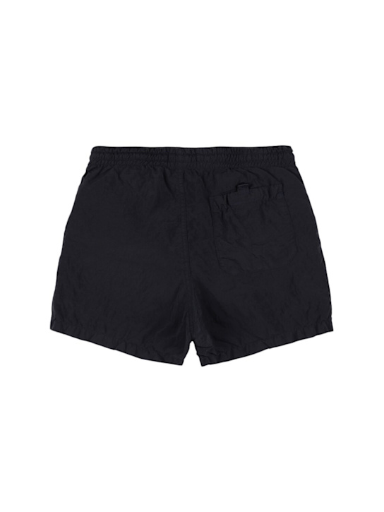 Stone Island Junior: Nylon swim shorts - Blue - kids-boys_1 | Luisa Via Roma